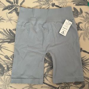 Avocado brand ribbed bike shorts, powder blue, M/L